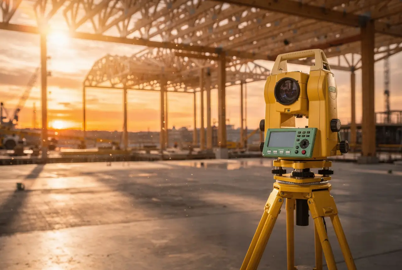 Vermessung und Aufmaß auf der Baustelle